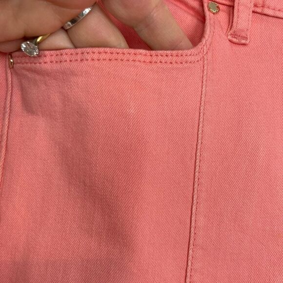 White House Black Market NWOT Ankle Coral Pink Jeans - Picture 6 of 13